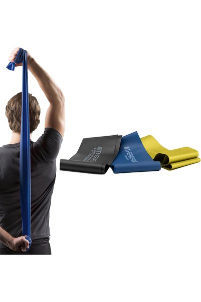 THERABAND Resistance Band Set, Professional Elastic Bands for Upper & Lower B...