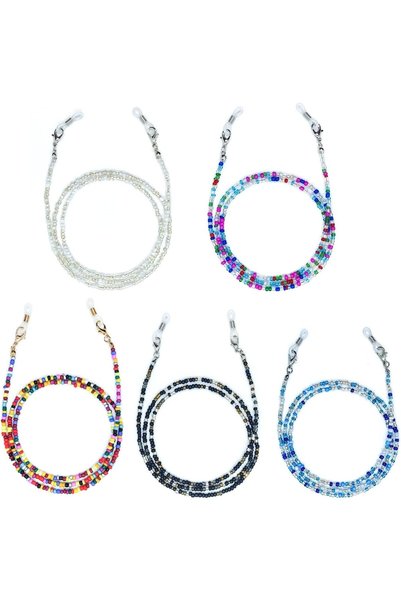 Generic Pack of 5 Women's Eyeglasses Chains Sunglasses Chain Eyeglasses Glass...
