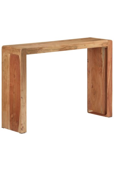 vidaxl Masă consolă, 110x30x76 cm, lemn masiv de acacia