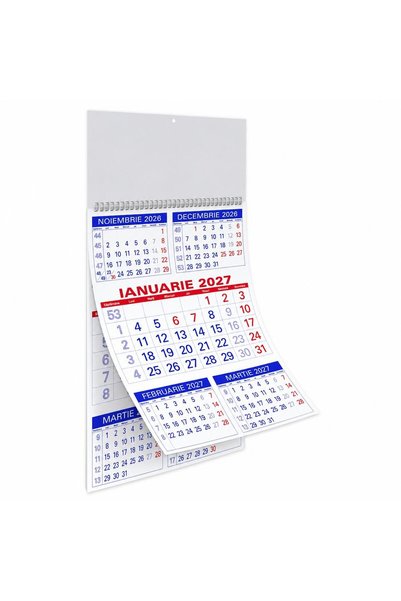 Libra 45+5 FREE Calendar 2027 5 months/tab 12 tabs matte paper