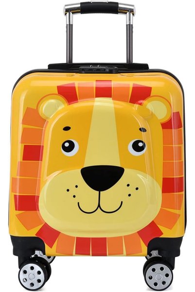 Generic 18" Kids Cute Luggage, Children's Travel Luggage with Wheels, Cartoon...