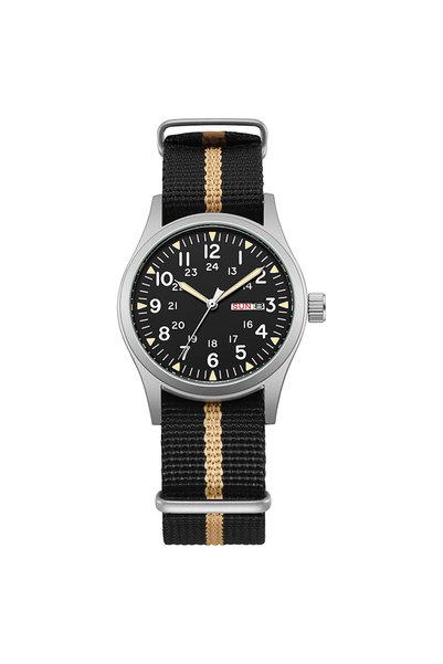 Choice Black Rose Gold TPW 2026 Luminous 38mm Men's Field Watch Easy Read Fab...