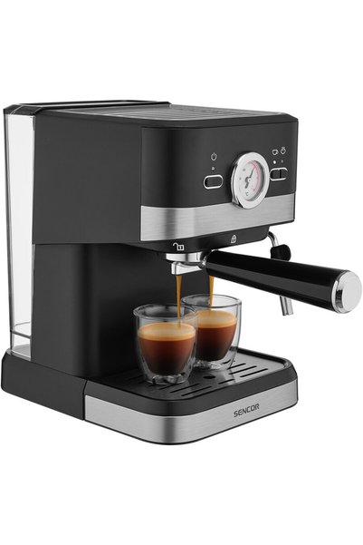 Sencor Espresso coffee machine SES 1721BK, 20 bar, 1050 W, Black