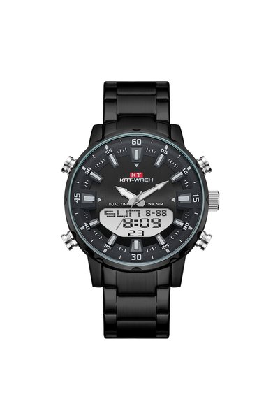 Choice 1815 BLACK Kat-Wach Men's Quartz Watches Original Waterproof High Qual...