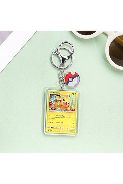 Choice 6.2cm 1 Pokémon Characters Pikachu Bulbasaur Jigglypuff Acrylic Car Ke...