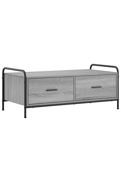 vidaxl Masă de cafea Sonoma gri 99,5 x 49 x 41 cm Lemn prelucrat