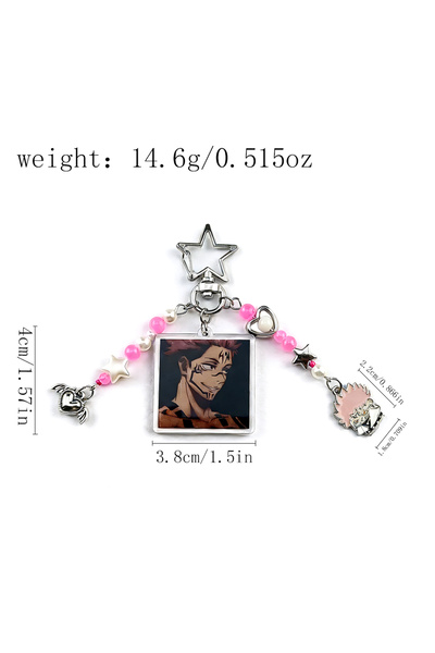 Choice K1061-4 Y2K handmade Jujutsu inspired Keychains jjk Phone&bagcharms Go...