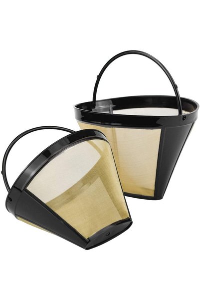 Noonedibs Set de 2 filtre de cafea, filtre de cafea permanente reutilizabile ...