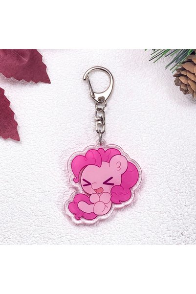 Choice 5 cm 2 1/5Pcs Cartoon My Little Pony Car Keychain Accessories Acrylic ...