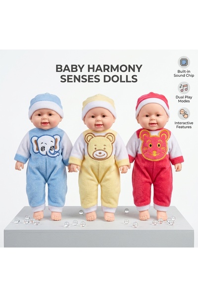 OEM Happy Baby διαδραστική κούκλα μωρό με ήχους, μήκος 35 εκ., Μοντέλο 48569 ...