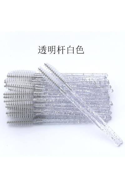 Choice Nylon A008-100pcs-Silver 100Pcs Eyelash Brushes Disposable Eyelashes E...