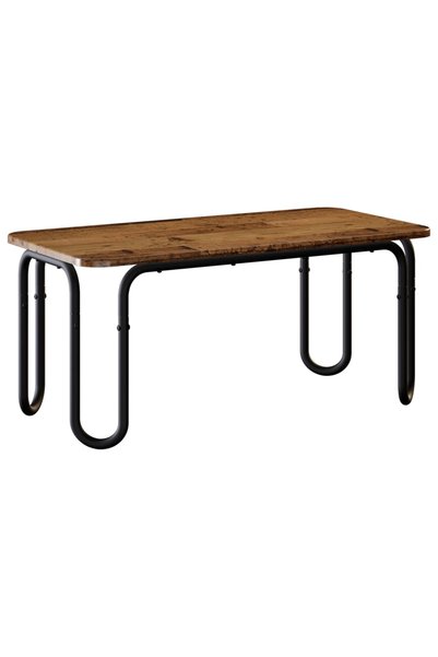 vidaxl Masă de cafea Lemn vechi 79,5 x 40 x 36 cm Lemn prelucrat