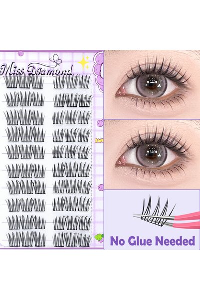 Choice MIX Idol No Glue Needed Idol False Eyelashes Large Capacity 7-9mm Self...