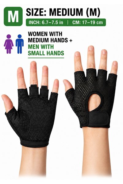 SARAOONT Fingerless Gym Gloves for Men and Women, Ultra-Light Breathable Work...