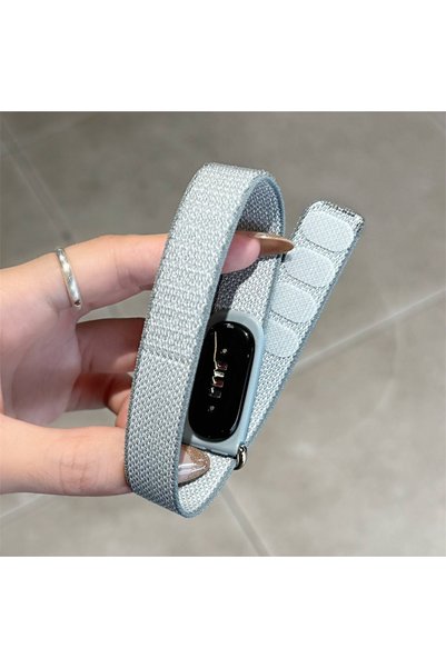 Choice for Fitbit Air Starry Grey Sport Nylon Braided Watch Strap For Google ...