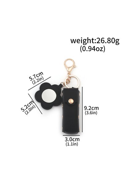 Choice BG00354-02 Portable Leather Lipstick Bag Makeup Pouch Lip Balm Bag Key...