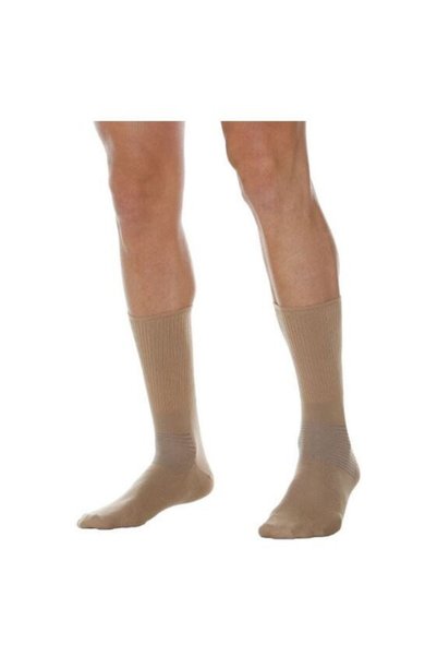 RELAXSAN Diabetic short socks 550, non-compression, unisex, Beige