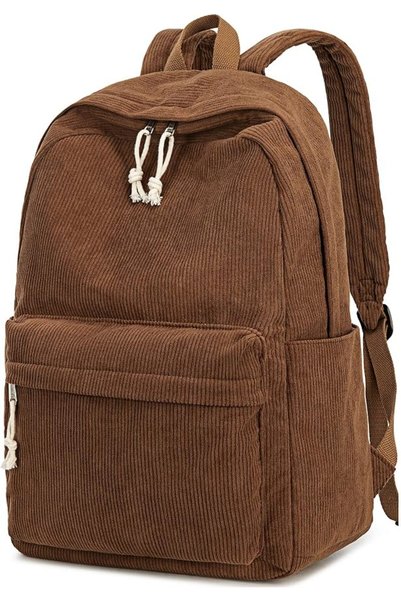 BTOOP School Backpack for Teens Large Corduroy Bookbag Lightweight Girls Boys...