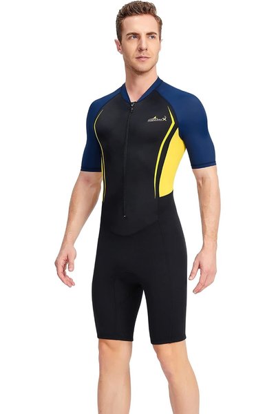 Generic UPF 50+ Shorty Wetsuits for Men and Women 1.5mm Neoprene Thermal Swim...