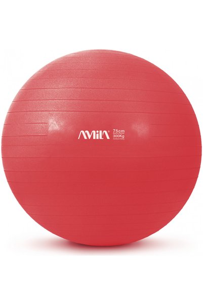 Amila Μπάλα Γυμναστικής Gymball 75εκ. Κόκκινο Κωδικός 95866 Κόκκινο