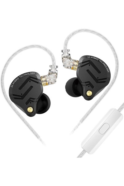 Generic سماعات أذن داخلية KZ، طراز KZ ZS12 PRO X للألعاب، سماعات IEM، سماعات ...