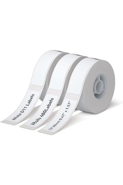 Generic D11 Label Maker Tape D110 Labels 3Rolls, Self-Adhesive Labeling Tape ...