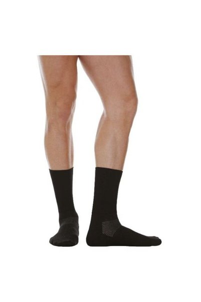 RELAXSAN Diabetic short socks 550, non-compression, unisex, Black
