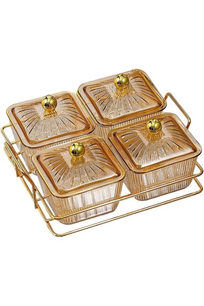 Generic Nut and Candy Serving Platter, Divided Snack Serving Bowls, Plastic C...
