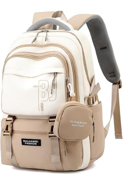 HASTHIP حقيبة ظهر للفتيات مع حقيبة صغيرة بسحاب، حقائب مدرسية للفتيات من سن 13...