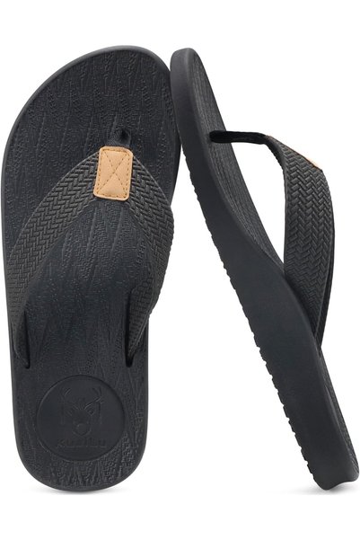Generic Mens Flip Flops Comfortable Arch Support Beach Thong Sandals