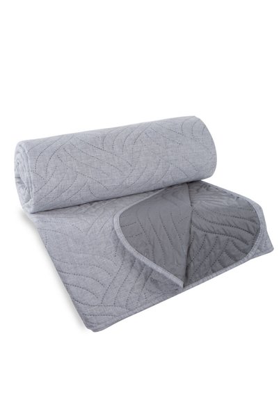 Design 91 Cuvertura de pat LEN 170 x 210 gri deschis Eurofirany