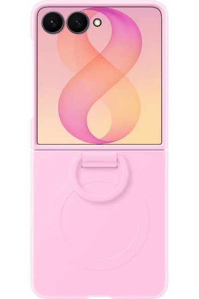 Samsung Husa de protectie pentru Galaxy Flip8, Silicone Ring Magnet, Violet