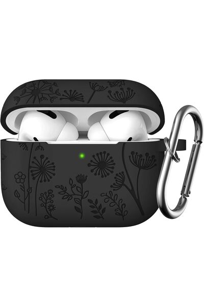 Generic Flower Engraved Case Compatible with AirPods Pro 2 Case Cover,Cute So...