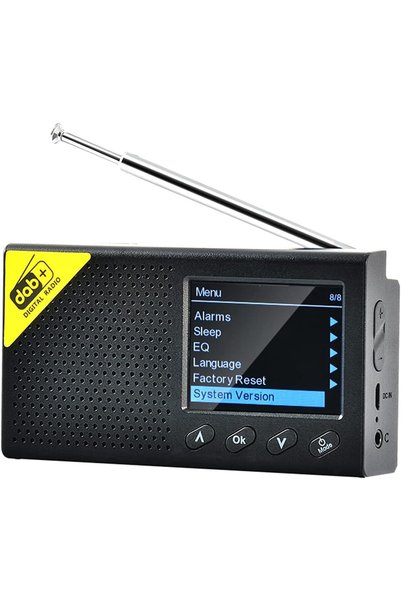 Generic راديو رقمي DAB وFM مع تقنية البلوتوث، راديو رقمي محمول قابل لإعادة ال...