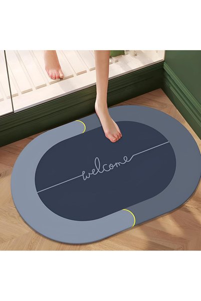 ULHYC Super Absorbent Floor Mat, Napa Skin Super Absorbent Bath Mat Quick Dry Bathroom Carpet Floor Doorma