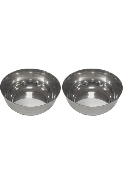 Generic Stainless Steel Serving Bowls, 12 cm, MV06.5, Curry Bowl, Salad Bowl,...