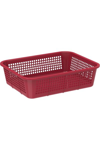 Generic Large Fruit Tray Storage Basket, Dark Red