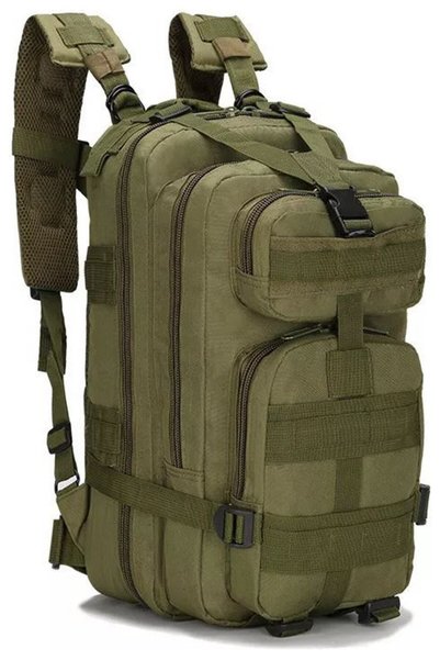 Mijo Μικρό Σακίδιο Πλάτης Olive 30 λίτρων M-1015