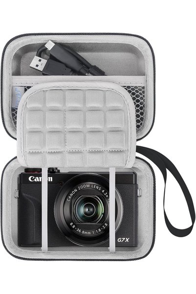 Generic Camera Case for Canon PowerShot G7 X Mark III / G7X Mark II, Gray