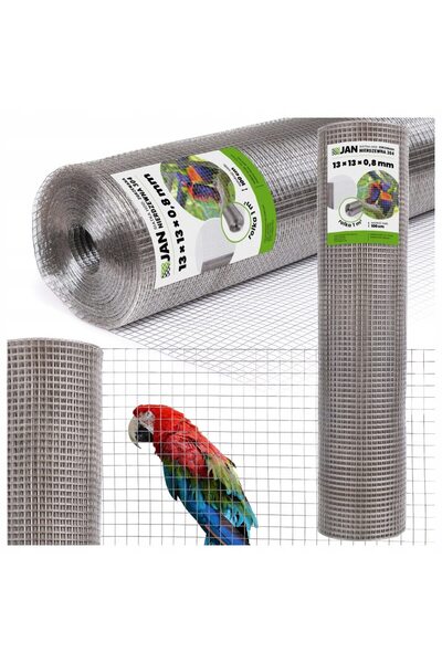 jan plasă sudată din oțel inoxidabil 304, 13x13x0.8mm, 1m, 1m²