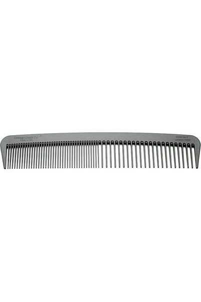 Chicago Comb مشط موديل 6 من ألياف كربونية بطول 17.8 سم مضاد للكهرباء الساكنة ...