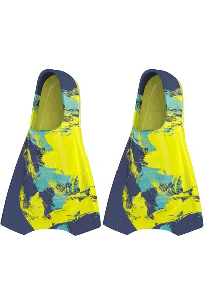Generic Unisex-Adult Swim Training Fins Rubber Short Blade