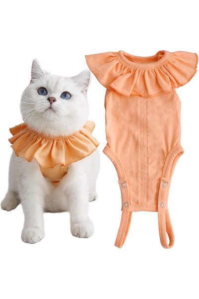 Generic Cat Recovery Suit for Abdominal Wounds and Skin Diseases,Breathable S...