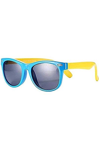 Generic Kids Sunglasses, Rubber Flexible Frame Sunglasses Toddler Eyewears, F...