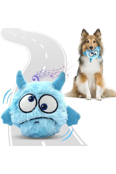Generic Interactive Dog Toys for Aggressive Chewers - Squeaky Plush Monster B...
