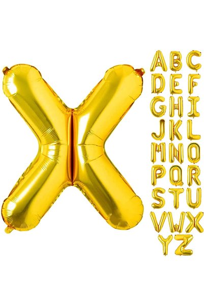 Generic بالونات على شكل حرف X، بالونات هيليوم، بالونات فويل مايلر كبيرة لتزيي...
