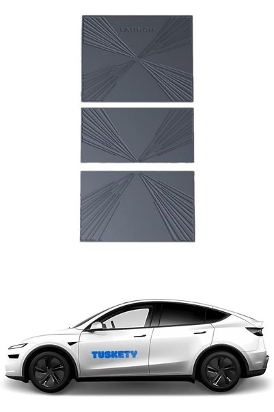 Generic 3PCS Tesla Model 3 & Model Y Console Anti-Slip Silicone Mats 2025-202...