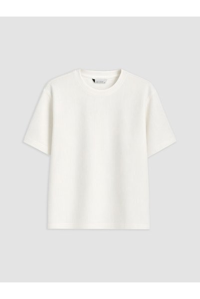 LC Waikiki Zero Roba Collar Men's T-Shirt from Uzg Store for Style Enthusiasts