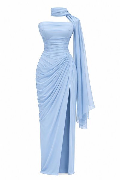 ayşenur Dinçer butik Belle Prenses Abiye Bebe Mavisi