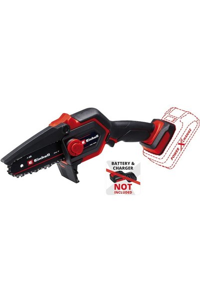 Einhell Mini electric saw/mini chainsaw with battery GE-PS 18/15 Li BL-Solo P...
